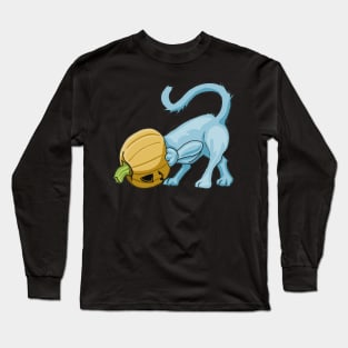 Pumpkinhead Kitty Long Sleeve T-Shirt